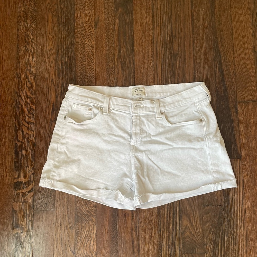 J crew white shorts